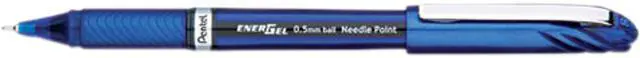 Main image of Pentel EnerGel NV Liquid Gel Pen .5mm Blue Barrel Blue Ink BLN25C