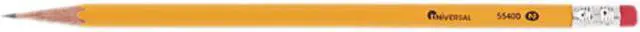 Main image of Universal Economy Woodcase Pencil, HB #2, Yellow Barrel, Dozen, DZ - UNV55400