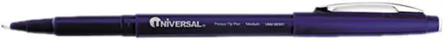 Main image of Universal Roller Ball Porous Tip Stick Pen Blue Ink Medium Dozen 50501