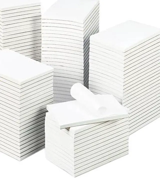 Main image of Bulk Scratch Pads, Unruled, 4 X 6, White, 100-Sheet Pads, 120 Pads/Car