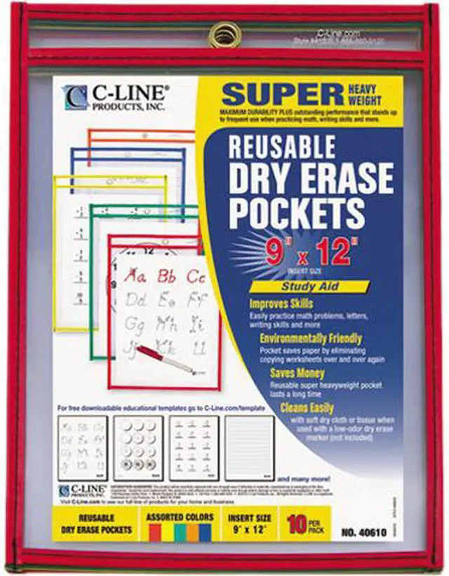 Main image of C-Line Pocket,Driers,9x12,10,Ast 40610