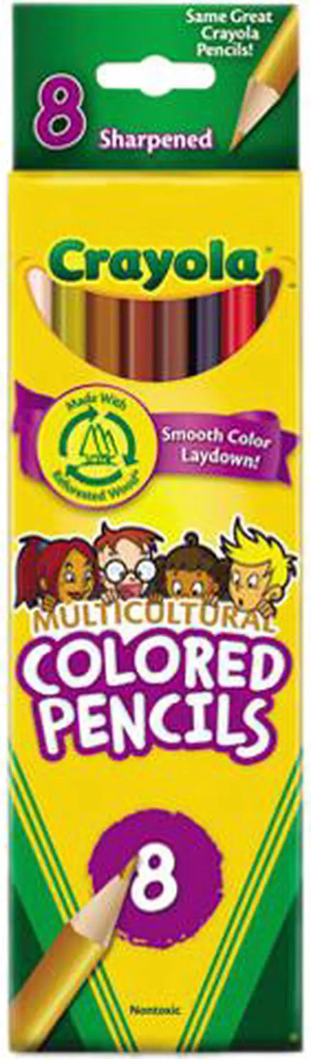 Main image of Crayola Pencil,Color,Skin,8st,Ast 68-4208