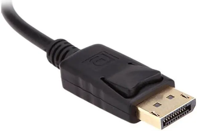 Alt view image 2 of 4 - Unirise DP-015F-MM 15ft Black DisplayPort Cable M-M w/ Latches