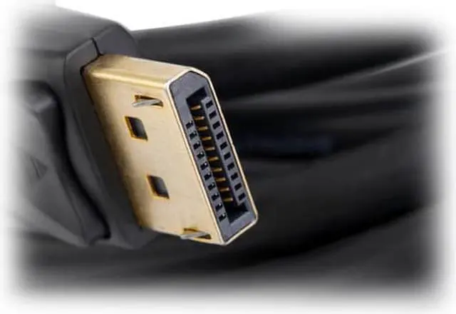 Alt view image 3 of 4 - Unirise DP-015F-MM 15ft Black DisplayPort Cable M-M w/ Latches