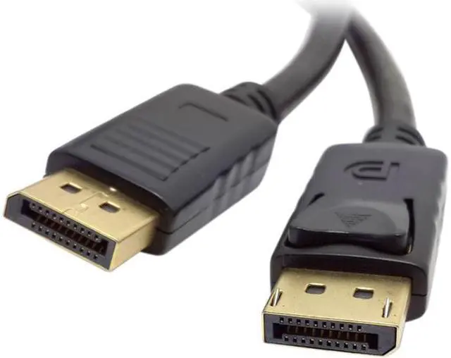 Main image of Unirise DP-015F-MM 15ft Black DisplayPort Cable M-M w/ Latches
