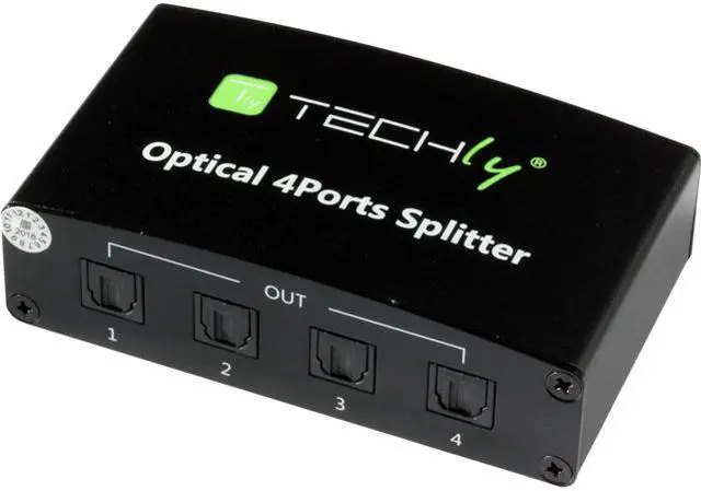 Main image of Techly IDATA TOS-SP4 Digital Audio Splitter 4 Toslink Ports