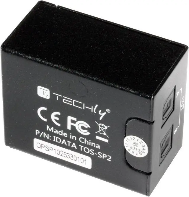 Alt view image 3 of 5 - Techly IDATA TOS- Digital Audio Splitter 2 Toslink Ports