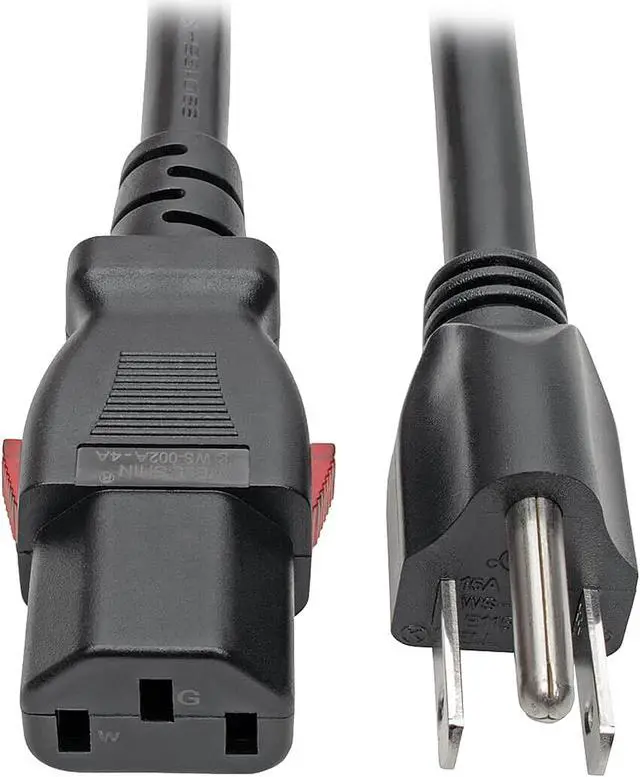 Main image of Tripp Lite Power Extension Cord 5-15P to Locking C13 M/F 14 AWG 15A 6ft (P007-L06)
