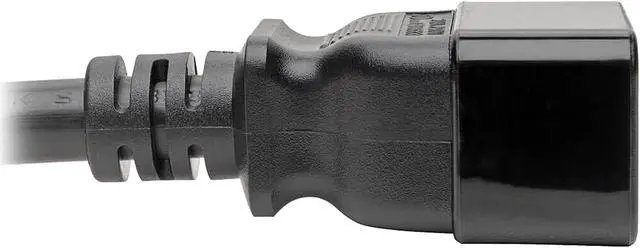 Alt view image 5 of 5 - Tripp Lite Power Extension Cord C20 to Locking C19 M/F 12AWG 20A Black 10ft (P036-L10)