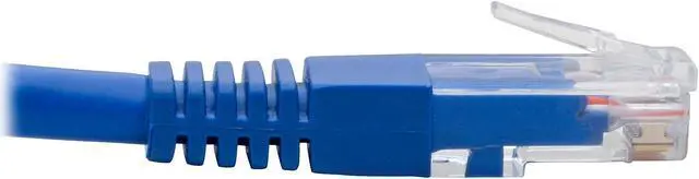 Alt view image 4 of 6 - Tripp Lite Right-Angle Cat6 UTP Patch Cable (RJ45), 1-ft. (N204-001-BL-RA)
