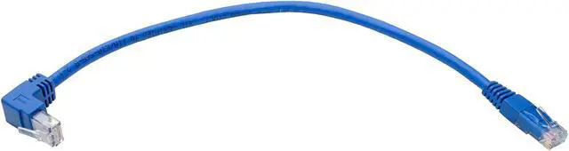 Alt view image 6 of 6 - Tripp Lite Up-Angle Cat6 UTP Patch Cable (RJ45), 1-ft. (N204-001-BL-UP)