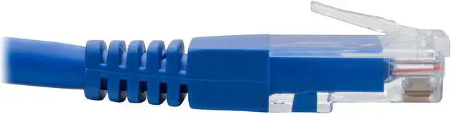 Alt view image 5 of 6 - Tripp Lite Up-Angle Cat6 UTP Patch Cable (RJ45), 1-ft. (N204-001-BL-UP)