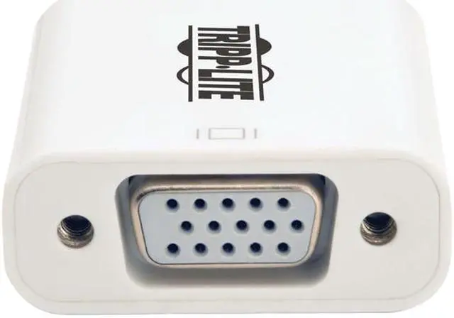 Alt view image 2 of 3 - Tripp Lite P137-06N-VGA-BP Keyspan Mini DisplayPort to VGA Active Adapter - 1920 x 1200 (1080p), Thunderbolt 1 or 2, 50 Pack