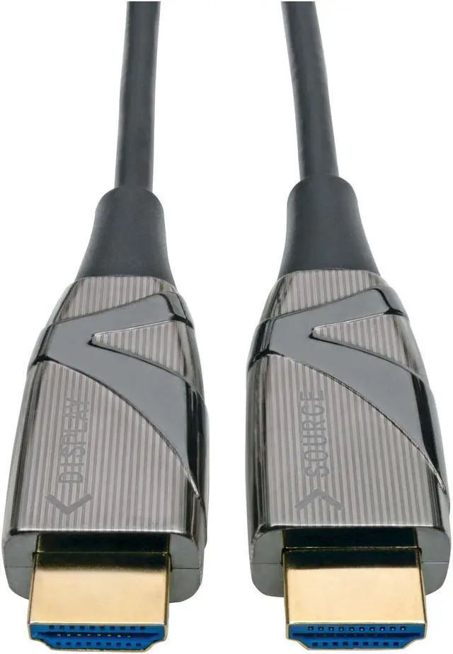Main image of Tripp Lite Fiber Optic HDMI 2.0 (Active HDMI Cable), High Speed HDMI Cable, 4K, 60Hz, 4:4:4, 18 Gbps, 5 m. (16 ft.) Black (P568-05M-FBR)