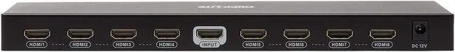 Alt view image 2 of 4 - Tripp Lite B118-008E-UHD-2 8-Port HDMI Splitter - HDMI 2.0, 4K x 2K @ 60 Hz, HDCP 2.2, EDID Management