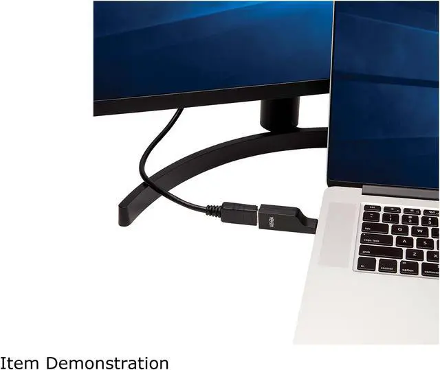 Alt view image 6 of 6 - Tripp Lite U444-000-DP4K6B USB-C to DisplayPort Vertical Adapter (M/F)