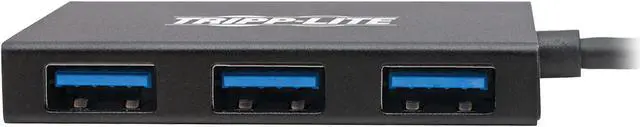 Alt view image 3 of 6 - Tripp Lite U460-004-4A-G2 USB 3.1 Gen 2 USB-C Hub, 10 Gbps - 4 USB-A Ports, Thunderbolt 3, Portable, Aluminum Housing