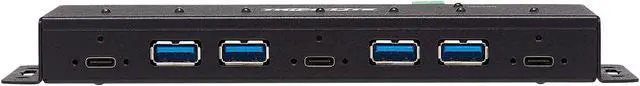 Alt view image 3 of 5 - Tripp Lite U460-4A3C-IND 7-Port Industrial-Grade USB 3.1 Gen 2 Hub