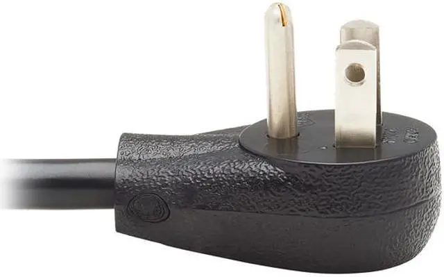 Alt view image 4 of 4 - Tripp Lite P024-001-13A15D 1 ft. Extension Cord, Right-Angle NEMA 5-15P to NEMA 5-15R - 13A, 120V, 16 AWG, Black