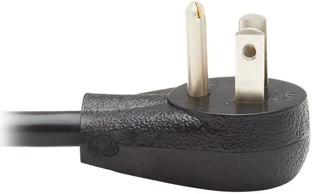 Alt view image 4 of 4 - Tripp Lite P024-003-13A15D 3 ft. Extension Cord, Right Angle 5-15P to 5-15R, 13A, 120V, 16 AWG, Black