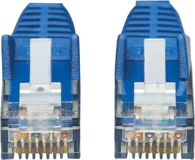 Alt view image 3 of 4 - Tripp Lite Cat6 UTP Patch Cable (RJ45) - M/M, PoE, Gigabit, Snagless, CMR-LP, Blue, 6 ft. (N201P-006-BL)