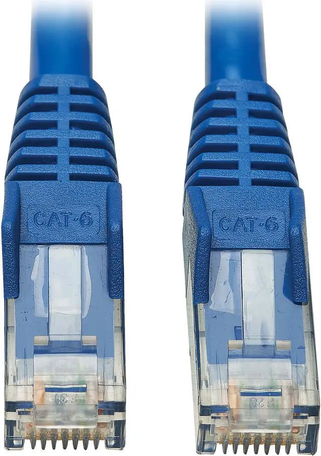 Main image of Tripp Lite Cat6 UTP Patch Cable (RJ45) - M/M, PoE, Gigabit, Snagless, CMR-LP, Blue, 20 ft. (N201P-020-BL)
