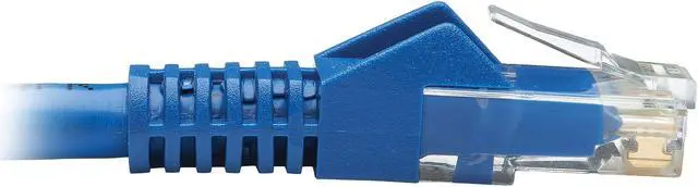 Alt view image 4 of 4 - Tripp Lite Cat6 UTP Patch Cable (RJ45) - M/M, PoE, Gigabit, Snagless, CMR-LP, Blue, 30 ft. (N201P-030-BL)