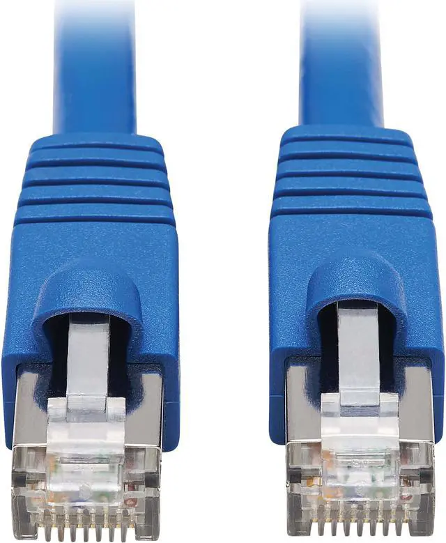 Main image of Tripp Lite Cat6a 10G-Certified Snagless F/UTP Network Patch Cable (RJ45 M/M), PoE, CMR-LP, Blue, 6 ft. (N261P-006-BL)