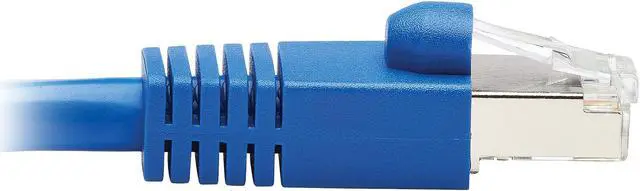 Alt view image 4 of 4 - Tripp Lite Cat6a 10G-Certified Snagless F/UTP Network Patch Cable (RJ45 M/M), PoE, CMR-LP, Blue, 20 ft. (N261P-020-BL)