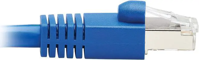 Alt view image 4 of 4 - Tripp Lite Cat6a 10G-Certified Snagless F/UTP Network Patch Cable (RJ45 M/M), PoE, CMR-LP, Blue, 50 ft. (N261P-050-BL)