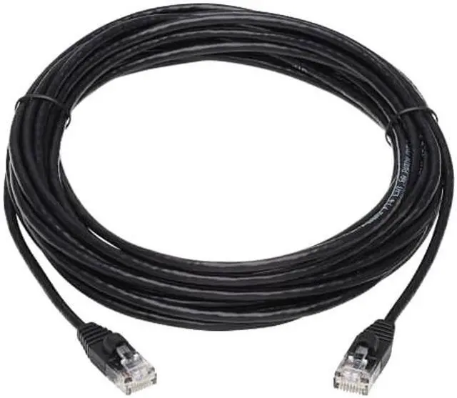 Main image of TRIPP LITE N261-S20-BK 20 ft. Cat 6A Black 10G Snagless Molded Slim UTP Ethernet Cable (RJ45 M/M)