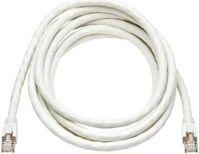 Main image of TRIPP LITE N272-010-WH 10 ft. Cat 8 White Shielded 25G/40G Certified Snagless Shielded S/FTP Ethernet Cable (RJ45 M/M), PoE