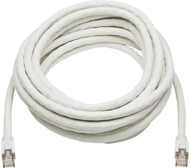 Main image of TRIPP LITE N272-020-WH 20 ft. Cat 8 White Shielded 25G/40G Certified Snagless Shielded S/FTP Ethernet Cable (RJ45 M/M), PoE