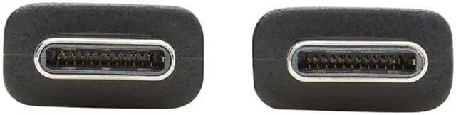 Alt view image 3 of 4 - Tripp Lite U040-C2M-C-5A Black USB-C Cable (M/M) - USB 2.0, 5A Rating, USB-IF Certified, Thunderbolt 3 Compatible, 2m