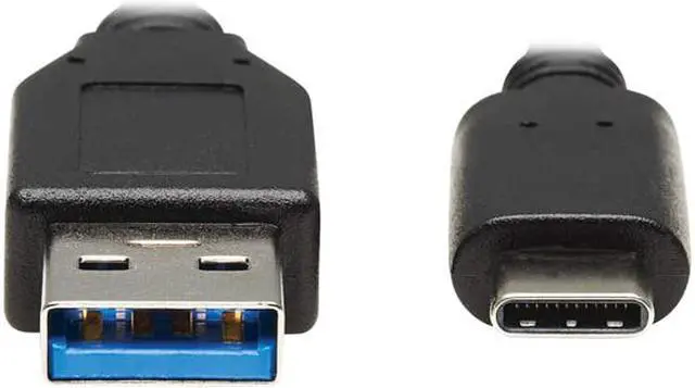 Alt view image 3 of 3 - Tripp Lite U428-20N Black USB-C to USB-A Cable (M/M), USB 3.1 Gen 1 (5 Gbps), Thunderbolt 3 Compatible, 20-in.