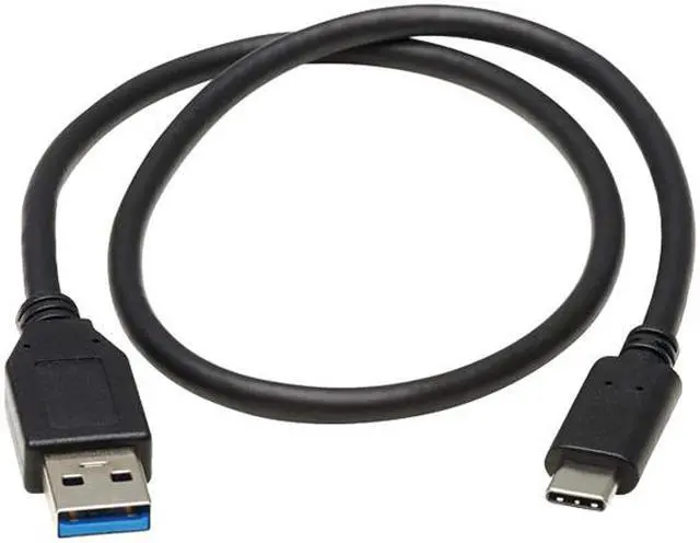 Alt view image 2 of 3 - Tripp Lite U428-20N Black USB-C to USB-A Cable (M/M), USB 3.1 Gen 1 (5 Gbps), Thunderbolt 3 Compatible, 20-in.