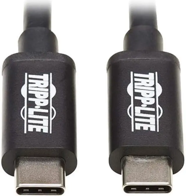 Main image of Tripp Lite Model MTB3-01M5-5A-B Thunderbolt 3 Passive Cable - 20 Gbps, 5A 100W Power Delivery, 4K/60 Hz, 1.5m (5 ft.), Black Male to Male