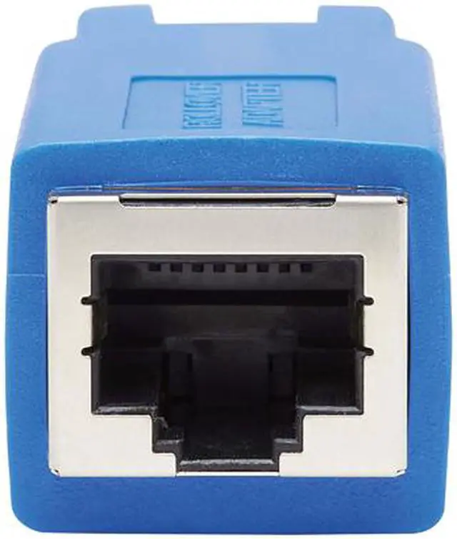 Alt view image 4 of 4 - Tripp Lite N034-001-SH Cisco Serial Console Rollover Adapter (M/F) - RJ45 to RJ45, Shielded, Blue