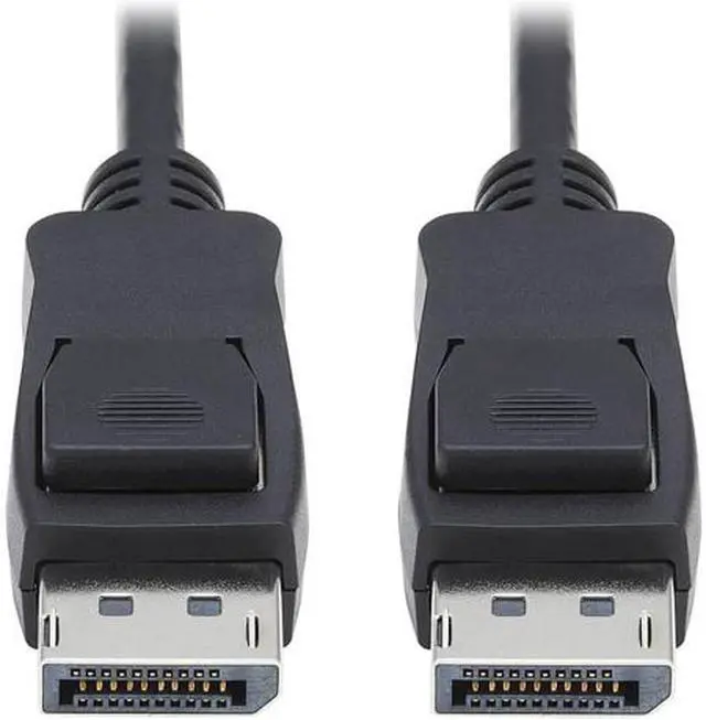 Main image of Tripp Lite P580-015-V4 15 ft. Black DisplayPort 1.4 Cable with Latching Connectors - 8K UHD, HDR, 4:2:0, HDCP 2.2, M/M, Black, 15 ft. Male to Male