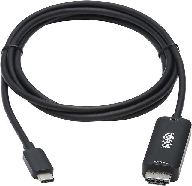 Main image of Tripp Lite U444-006-HDR2BE USB-C to HDMI Adapter Cable, 4K 60Hz, HDR, HDCP 2.2, DP 1.2 Alt Mode, Black, 6-ft.