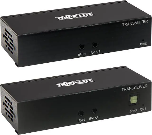Alt view image 3 of 8 - Tripp Lite B127A-111-BHTH HDMI over Cat6 Extender Kit, Transmitter and Receiver with Repeater, 4K 60Hz, 4:4:4, IR, HDR, PoC, 230 ft., TAA