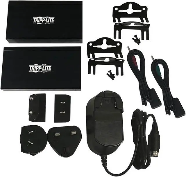 Alt view image 7 of 8 - Tripp Lite B127A-111-BHTH HDMI over Cat6 Extender Kit, Transmitter and Receiver with Repeater, 4K 60Hz, 4:4:4, IR, HDR, PoC, 230 ft., TAA