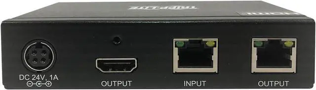 Alt view image 5 of 7 - Tripp Lite B127A-110-BH HDMI over Cat6 Receiver with Repeater, 4K 60Hz, HDR, 4:4:4, IR Transceiver, PoC, HDCP 2.2, 230 ft., TAA