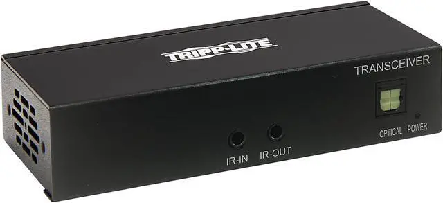 Main image of Tripp Lite B127A-110-BH HDMI over Cat6 Receiver with Repeater, 4K 60Hz, HDR, 4:4:4, IR Transceiver, PoC, HDCP 2.2, 230 ft., TAA