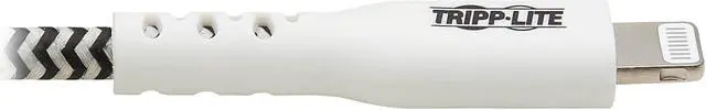 Alt view image 4 of 6 - Tripp Lite M102-003-HD-SL Heavy-Duty USB-C to Lightning Sync/Charge Cable with Status LED - MFi Certified, M/M, USB 2.0, 3 ft.