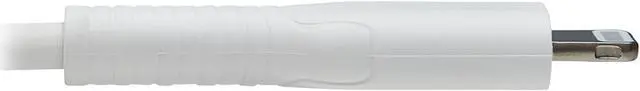 Alt view image 4 of 5 - Tripp Lite M102AB-01M-WH Safe-IT USB-C to Lightning Sync/Charge Antibacterial Cable (M/M), MFi Certified, White, 1 m (3.3 ft.)