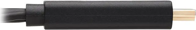 Alt view image 4 of 7 - Tripp Lite P567-02M HDMI to DisplayPort Active Adapter Cable (M/M) - 4K, USB Power, Black, 2 m (6.6 ft.)