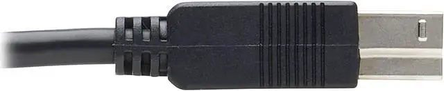 Alt view image 6 of 6 - Tripp Lite U328F-20M Black USB 3.2 Gen 1 Plenum-Rated Fiber Active Optical Cable (AOC) - A/B M/M, 20 m