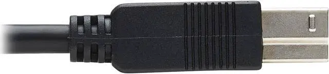 Alt view image 5 of 6 - Tripp Lite U328F-30M Black USB 3.2 Gen 1 Plenum-Rated Fiber Active Optical Cable (AOC) - A/B M/M, 30 m