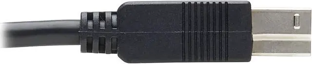 Alt view image 6 of 6 - Tripp Lite U328F-30M Black USB 3.2 Gen 1 Plenum-Rated Fiber Active Optical Cable (AOC) - A/B M/M, 30 m